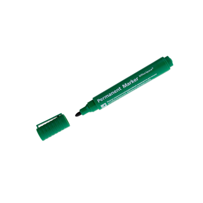 HW8004 Маркер перм.зелений., 12шт (DSCN0864)