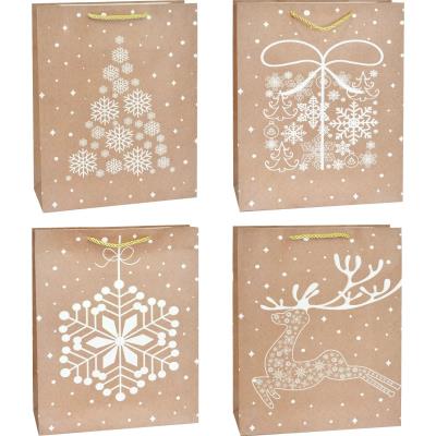 Подарунковий новорічний паперовий пакет 112L