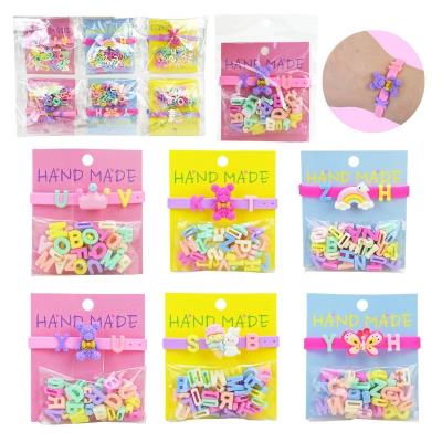 Аксесуари для дівчат арт. Cel241107 (240шт) мікс видів, браслети, з змінними літерами, та піном пакет 7*10см