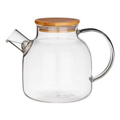 32235 Чайник заварювальний з бамбуковою кришкою 1л Бочонок