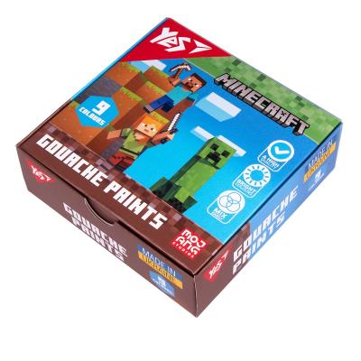 Фарби гуашеві Yes Minecraft 9 кол. 20 мл
