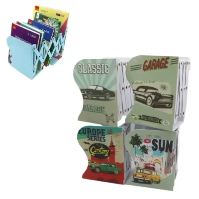 666-770-B Підставка--тримач для книг метал. "Unicorn" 20,8*18,8см,mix, 1шт/етик.