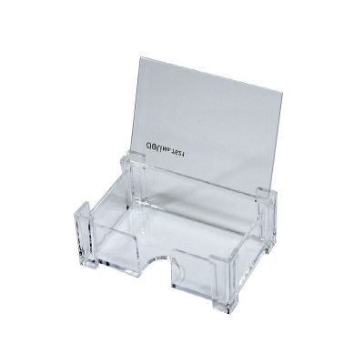 Пiдставка пiд вiзитки Deli пластик (прозорий) Пiдставка пiд вiзитки Deli пластик (прозорий)