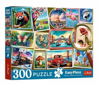 Пазли - (300 елм.) - "Поштові марки"/Trefl
