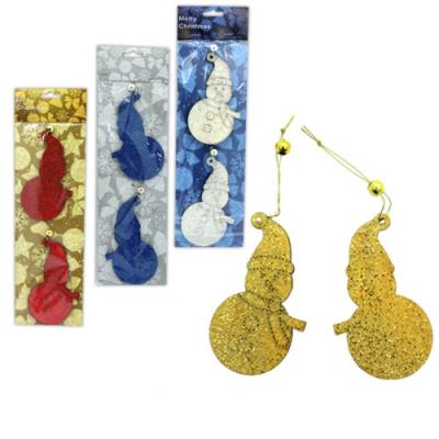 90781-PN Підвіска 10см 2шт."Сніговик" 6кол.