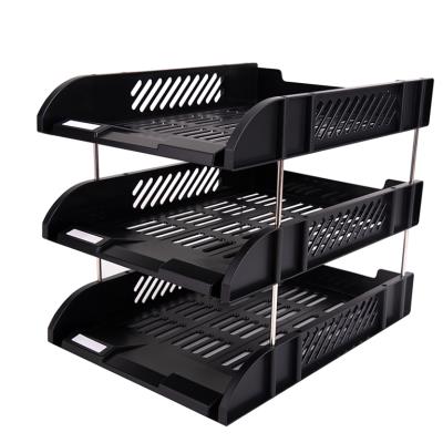 Лоток горизонта Deli E9217 чорн 3 вiдд Лоток горизонта Deli E9217 чорн 3 вiдд