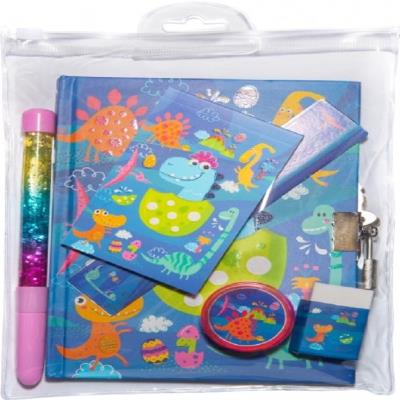 Набір подарунковий Дракоши з блокнотом на замочку, міні-блокнотом, ручкою, гумкою, лінійкою Набір подарунковий Дракоши з блокнотом на замочку, міні-блокнотом, ручкою, гумкою, лінійкою