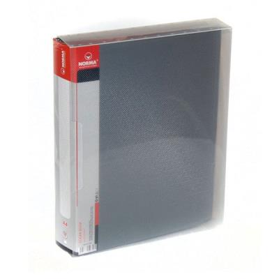 Папка з файлами, А4, 80ф+бокс, 800/25 PР, чорн., 5030-09N, NORMA