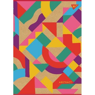 Зошит для записів А4/48 кл. YES "COLOR ABSTRACT" Белила+СМИК