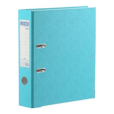 Регистратор одност. JOBMAX А4, 70мм PP, голубой, сборный