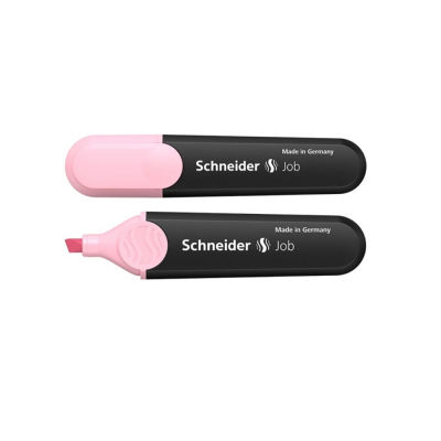 Маркер текстовый SCHNEIDER JOB 150, 1-4,5 мм, клиновидный, пастельно розовый, S1529, (1/10/240) Маркер текстовый SCHNEIDER JOB 150, 1-4,5 мм, клиновидный, пастельно розовый, S1529, (1/10/240)