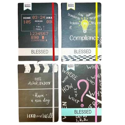 Блокнот на гумці "Blessed" A5 14,5*21см, 70G, 80P, кол. край, mix4 NA580090 Блокнот на гумці "Blessed" A5 14,5*21см, 70G, 80P, кол. край, mix4 NA580090