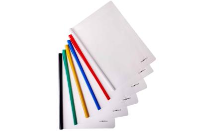 Папка Knopka, А4 з планкою-затиском 6 мм, (2-35 арк.), асорті (1/5/175) Папка Knopka, А4 з планкою-затиском 6 мм, (2-35 арк.), асорті (1/5/175)