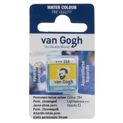 Фарба акварельна Van Gogh (254), Перм. лимонний світлий, кювета, Royal Talens