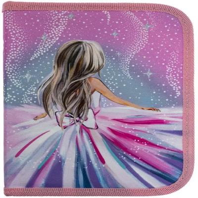 пенал 1-яр. пустий, поліестер, "Girl's Dreams", 25005C