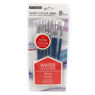Набір пензлів білий нейлон для акварелі "Basics" 8шт. 000BREW0815B (1/10)