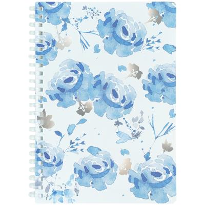 Блокнот на спіралі пласт. обкл., А5, 80 арк.,кл Flower Sym 1