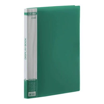 /Папка з 20 файлами А4 JOBMAX, зелений