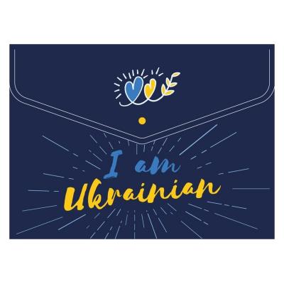 Папка-конверт А5 на кнопці, 180 мкм