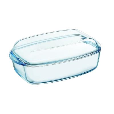 Каструля с/к PYREX ESSENTIALS склянна прямокут. 4.3л +2.2л упак (466A000/7643)