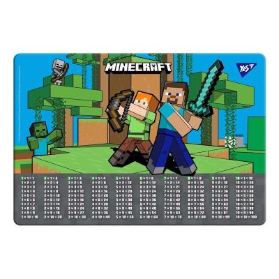 Підкладка для столу YES 43x29 см "Minecraft" табл. множення