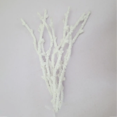 Гілка декоративна Yes! Fun Морозні бурульки, білі, 40 см