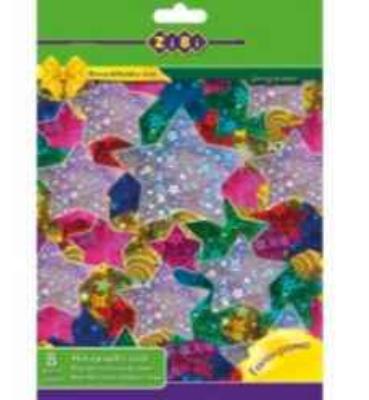 Картон голограмма ZiBi, А4, 8 цветов, 8 листов