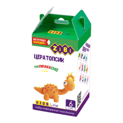 Пластилин воздушный ZiBi BABY LINE, 24 цветов, 420 г (ZB.6256)