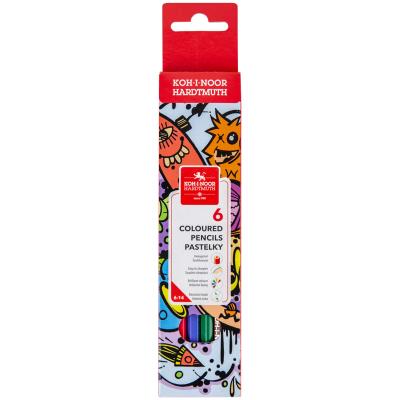 Олівці кольорові TEENAGE, 6 кол. Олівці кольорові TEENAGE, 6 кол.