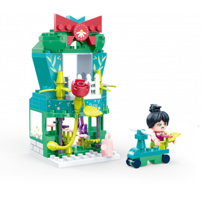 Конструктор "Центральна вулиця" (118 елм.) Квітковий магазин / BanBao