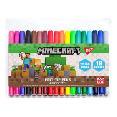 Фломастери Yes 18 кольорів "Minecraft"