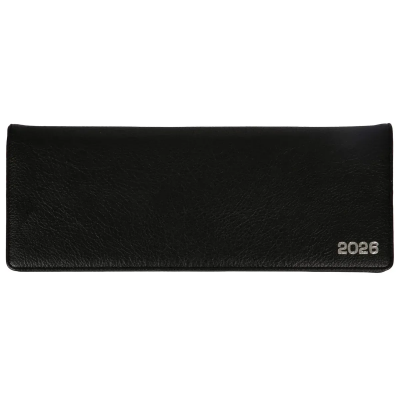 Планінг (щотижневик) настільний 34х13 см Leo Planner датований 2026 "Credo", чорний, 128 сторінок