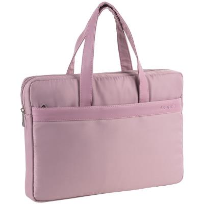 Сумка для документів текстильна А4, 1 відділення, рожева