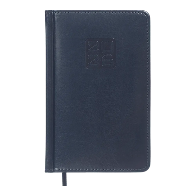Щоденник датов. 2026 BRAVO, A6, синій, штуч. /поролон
