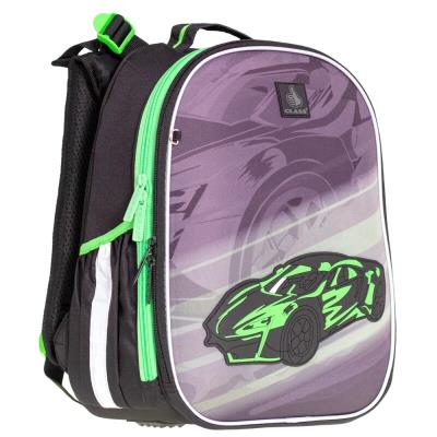 ранець SchoolCase Mini 2 відділення, 35х27х16см, поліестер, "Car", 2507C