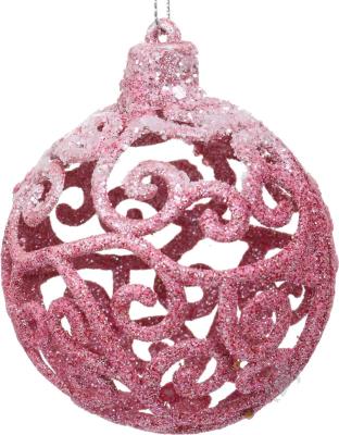 DSCN0901 Куля новорічна 8шт., (малинові)