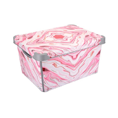 Корзина VIOLET HOUSE 0648 DECOR RED MURBLE з/кр. 20 л Корзина VIOLET HOUSE 0648 DECOR RED MURBLE з/кр. 20 л