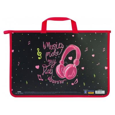 Портфель пластиковий А4 на блискавці MAXI Портфель пластиковий А4 на блискавці MAXI