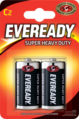 Батарейка ENERGIZER EVEREADY C Super Heavy Duty уп. 2шт.