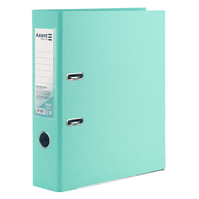 Папка-реєстратор одностор. PP 7,5 cм, зібрана,Pastelini, м'ятна