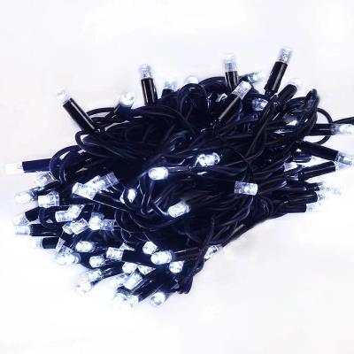 1420-07 Гірлянда вулична 100 LED 10м,чорний каучук