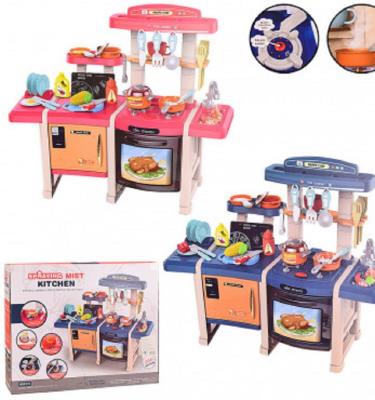 Набор Кухня MJL-713/713 (1989286/87) 2 вида, свето-звук, эффект пара, посуда, приборы, плита Набор Кухня MJL-713/713 (1989286/87) 2 вида, свето-звук, эффект пара, посуда, приборы, плита