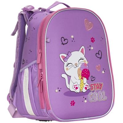 ранець SchoolCase Mini 2 відділення, 35х27х16см, поліестер, "Cool Kitten", 2501C
