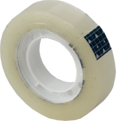 Клейка стрічка канц. 12мм х 30м /12шт., прозора ціна за 1 шт
