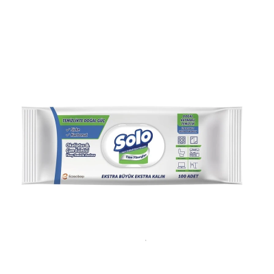 Solo Ultra Power Вологі серветки для прибирання Евкаліпт та Сосна, 100 шт /уп (12уп/ящ)