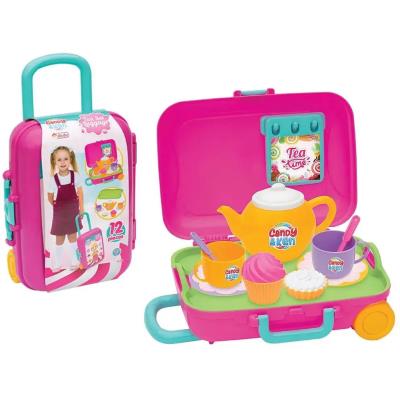 Чайний набір у валізі 12 предметів "Candy&Ken" (235*355*125 мм) "dede"