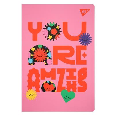 Зошит Yes А4/40 арк. з висічкою "You are amazing", клітинка