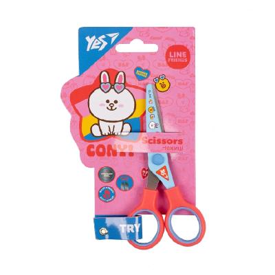 Ножиці YES "Line friends" 13см, з принтом на лезі Ножиці YES "Line friends" 13см, з принтом на лезі