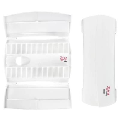 Пенал для акварельних фарб пластиковий, 24 кювети, ROSA Gallery (1)