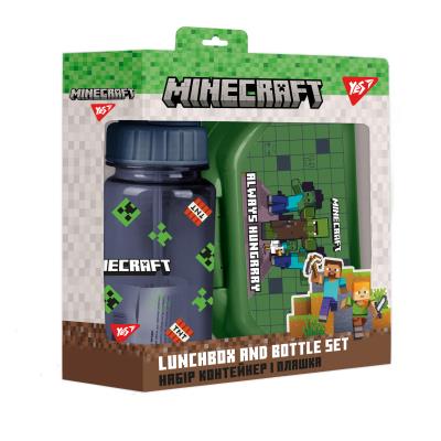 Набір контейнер і пляшка Yes "Minecraft", 2 предмети